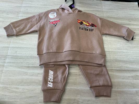 NWT 12m Cars 2 Piece Sweatsuit