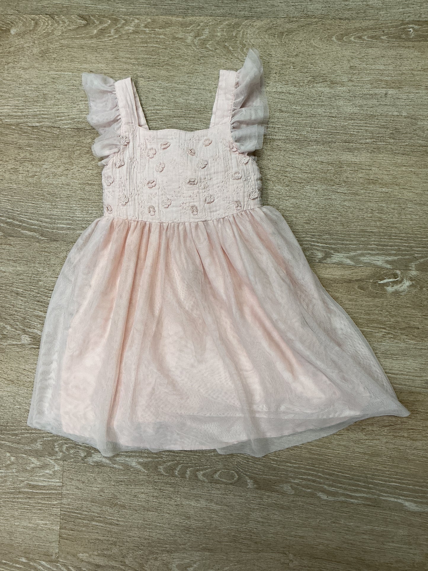 5T Blush Flower Tank Dress
