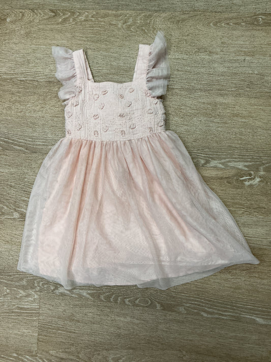 5T Blush Flower Tank Dress
