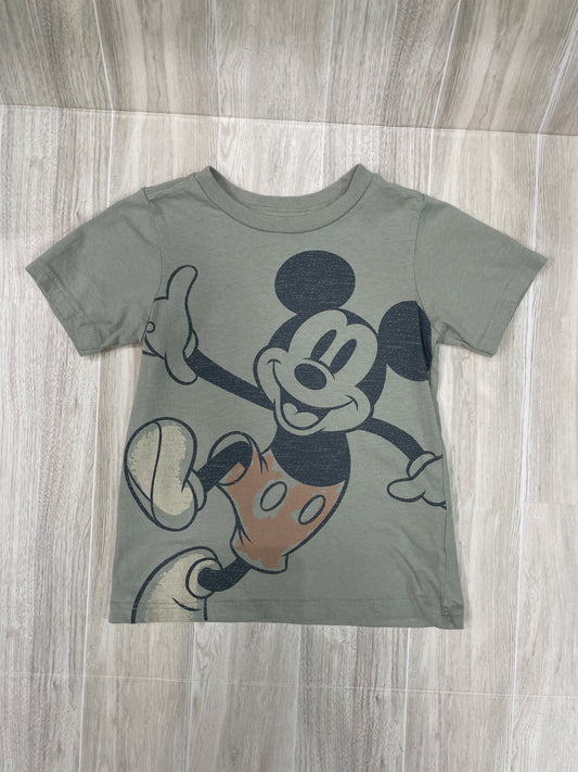 3T Sage Mickey Graphic Shirt