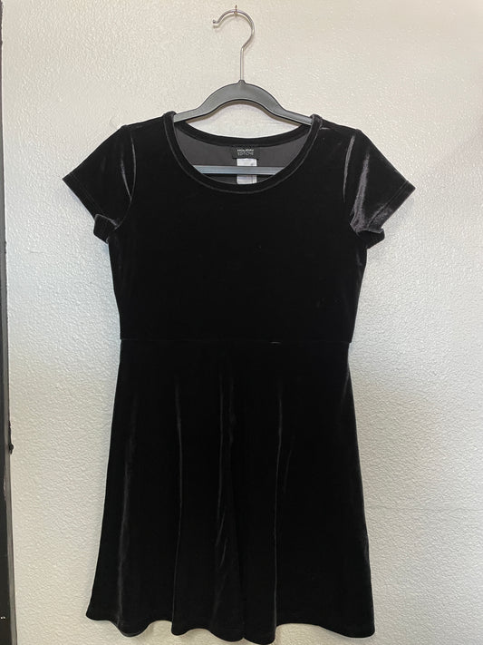 7/8 Black Velvet Dress