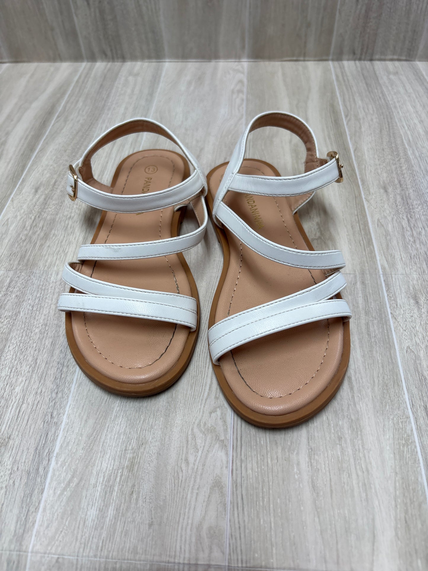 13c White Strappy Sandal