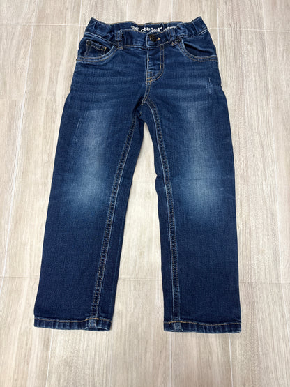 4T Dark Wash Straight Leg Denim