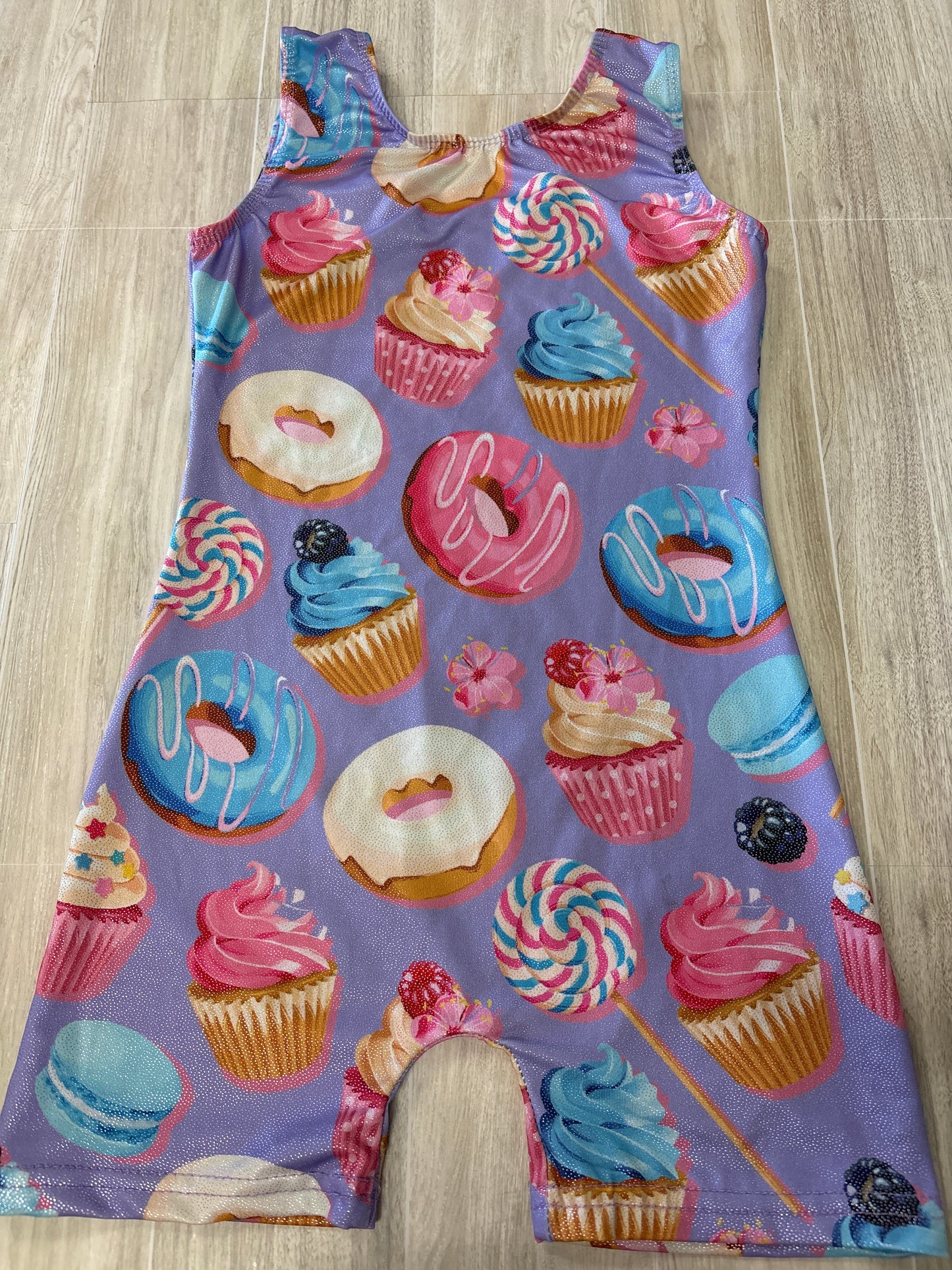 4T Donut + Cupcake Leotard