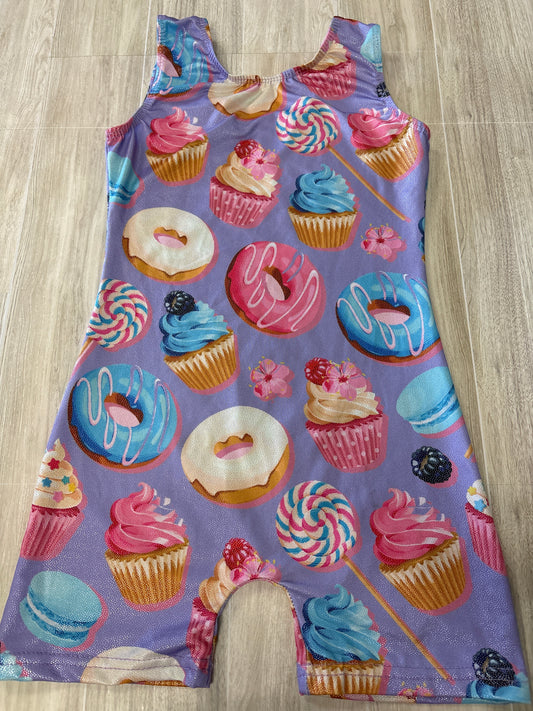 4T Donut + Cupcake Leotard
