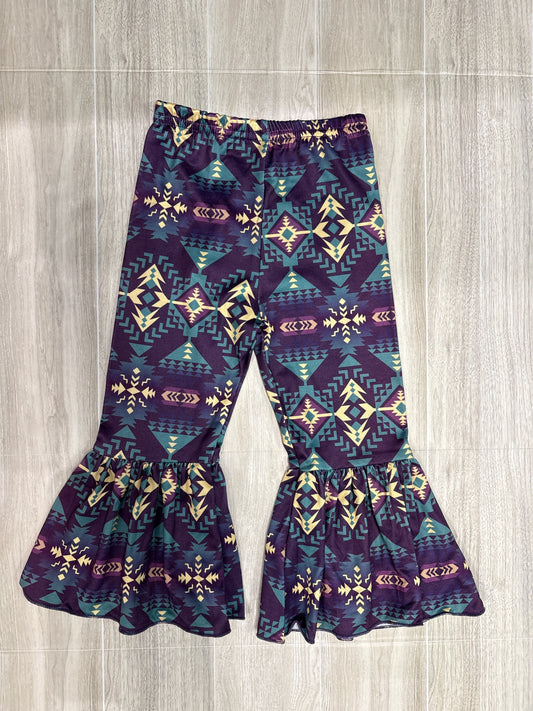 12-18m Purple Aztec Flares