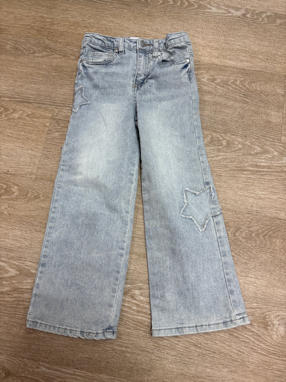 6 Light Wash YMI Star Wide Leg Denim