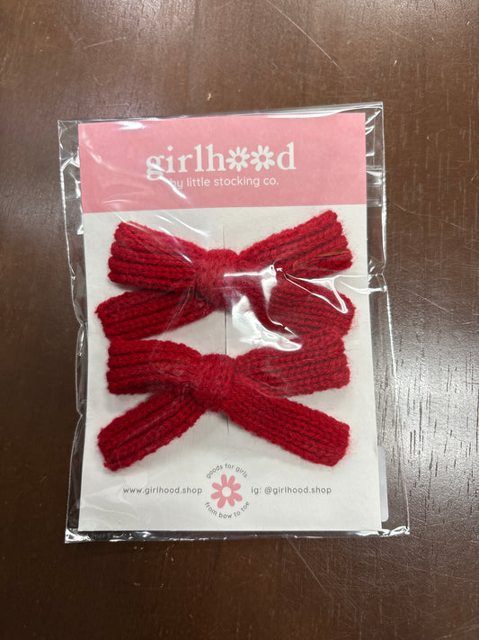 NWT Bow 2 Pack - Red