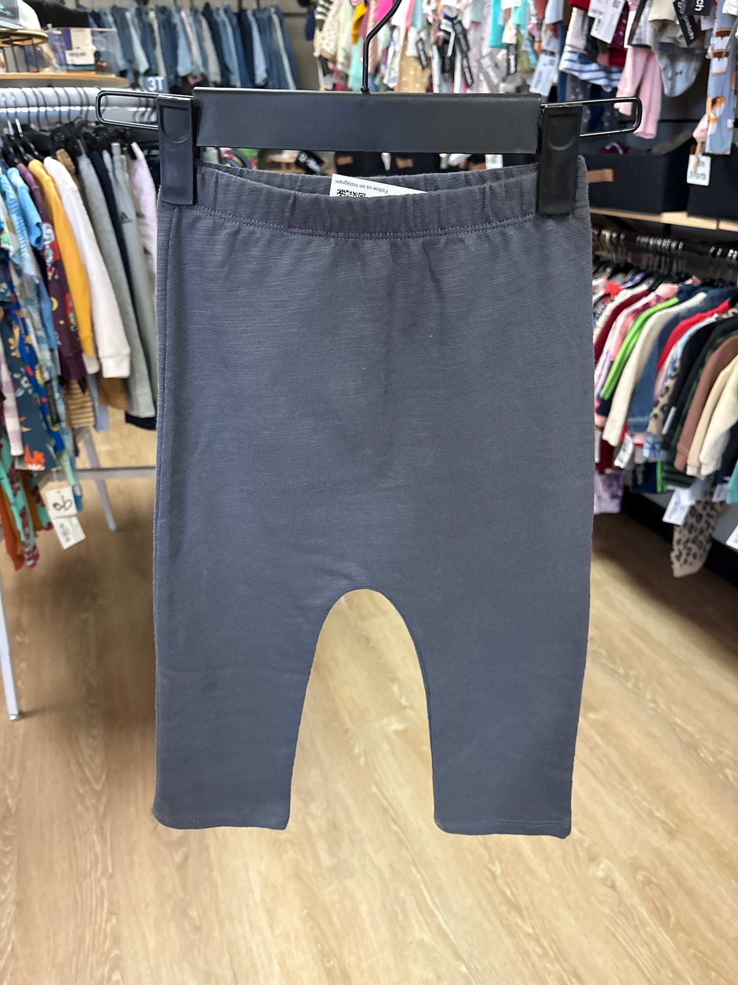 2T Grayson Collective Charcoal Grey Harem Pants