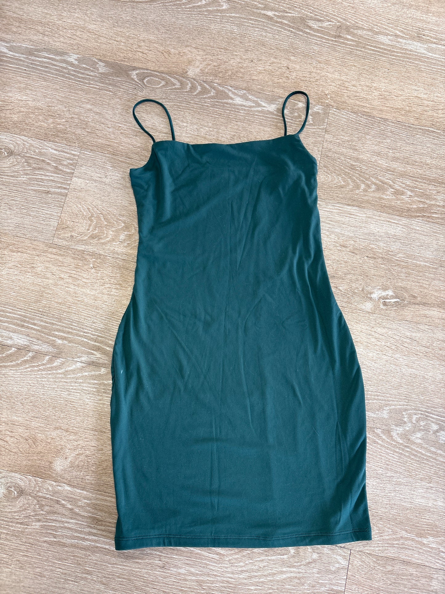 NWT Womens Small Emerald Green Tank Slip Dress
