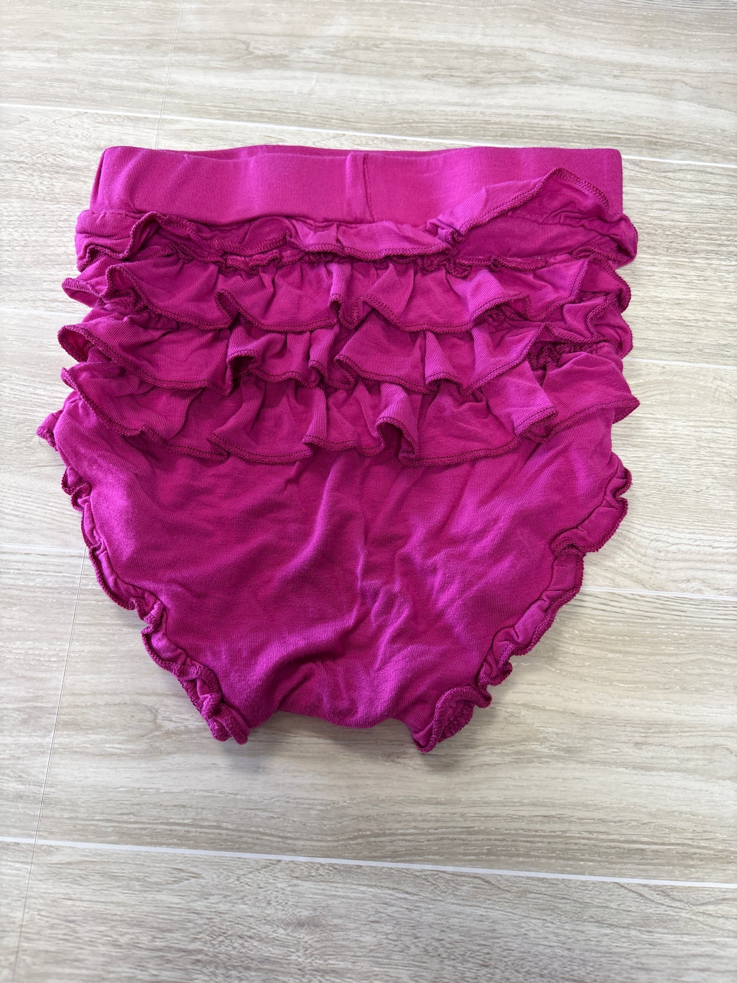 18-24m Posh Peanut Floral Top + Magenta Ruffle Bloomers