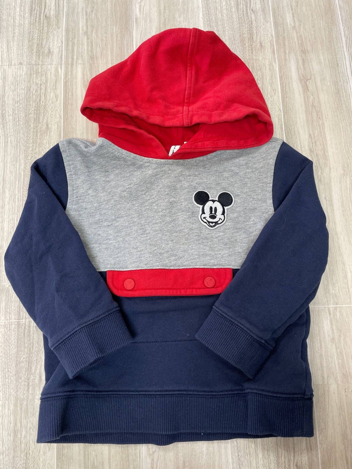 2T Janie And Jack x Disney Navy/Red/Grey Hoodie