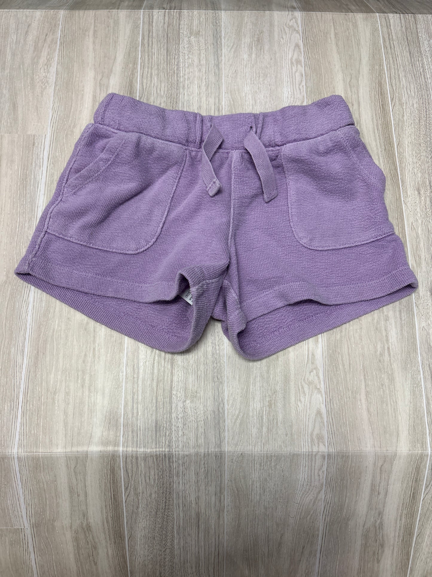 6/7 Purple Terry Shorts