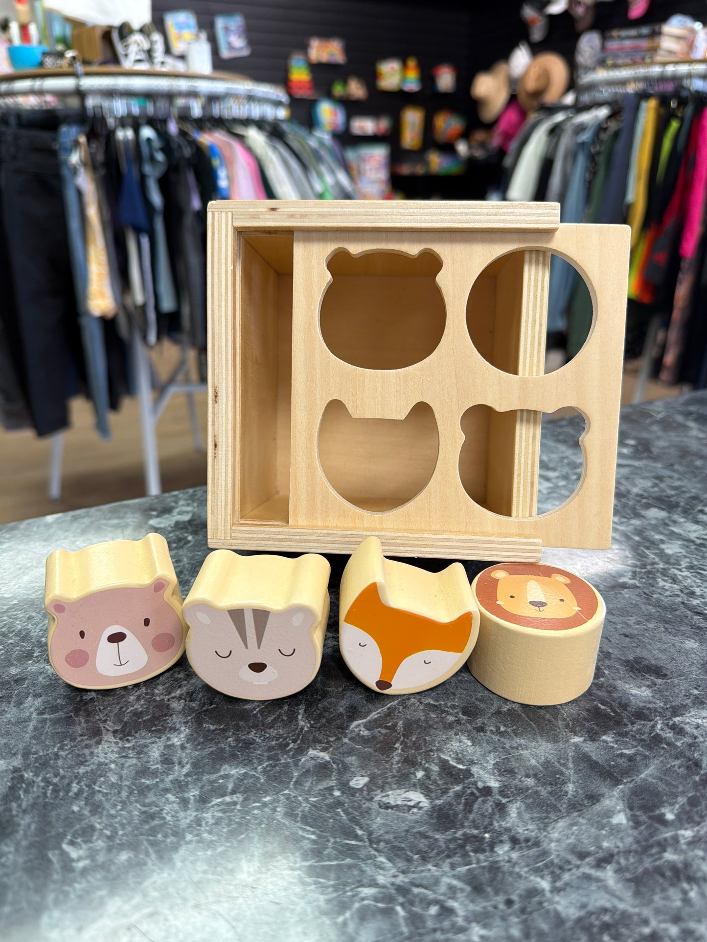Toy - Wooden Animal Shape Sorter