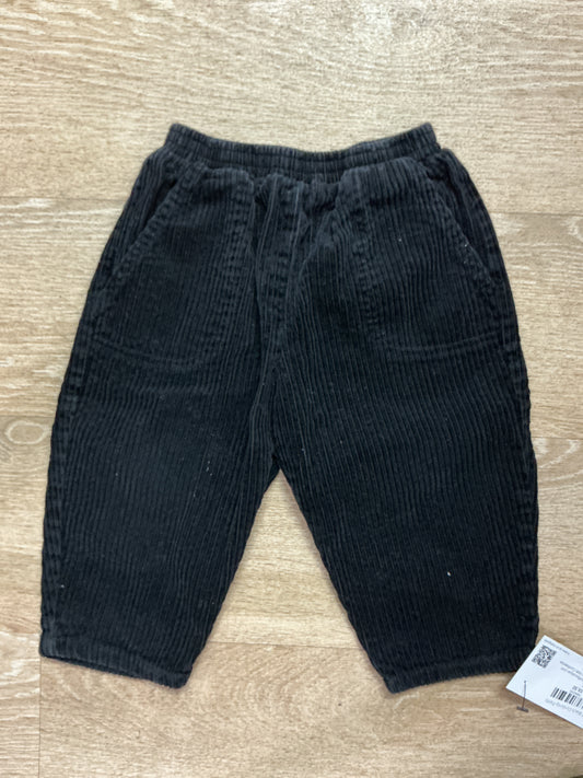 2T Black Corduroy Pants