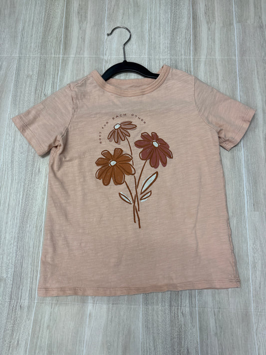 6 Little Co Root For Each Other Flower Graphic Shirt