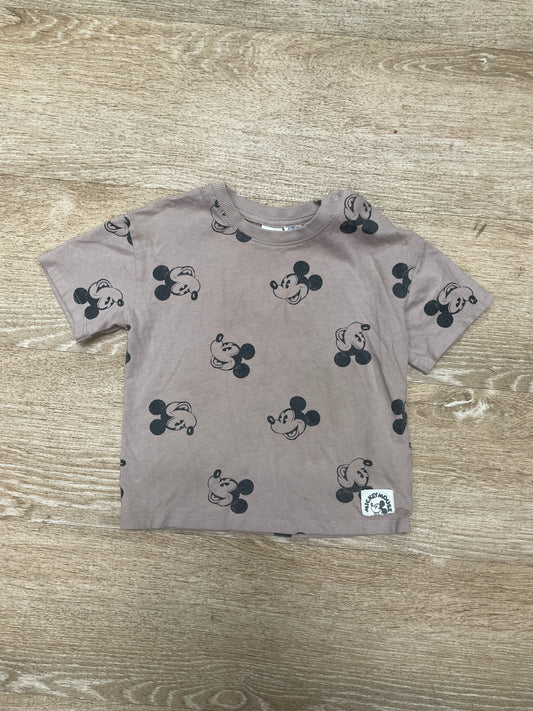 2T Beige Mickey Grapich Tee - Blemish