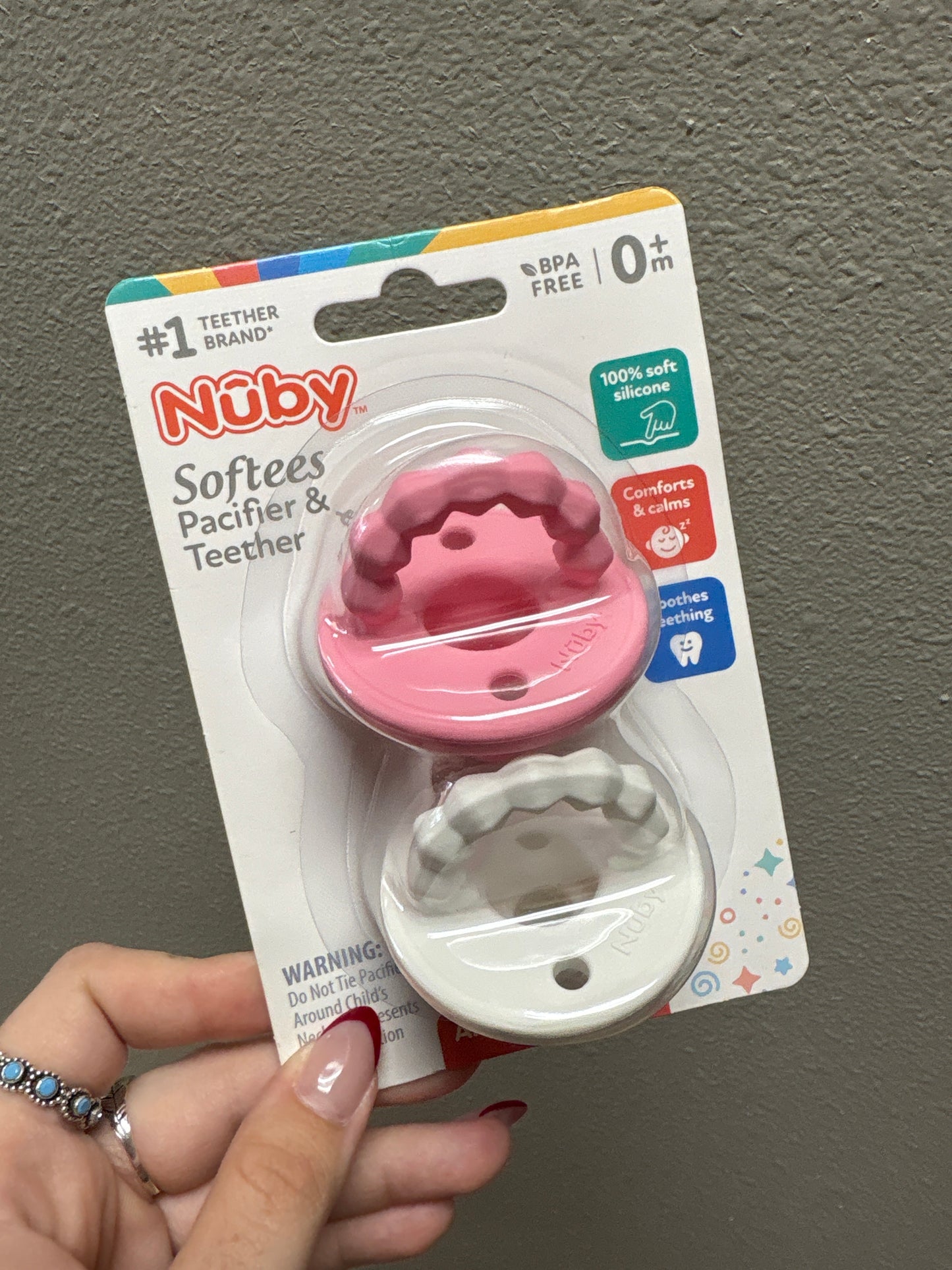 NWT Nuby Pacifier 2 Pack