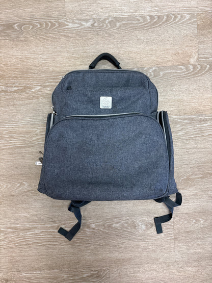 ErgoBaby Grey Zip Diaper Backpack - Blemish