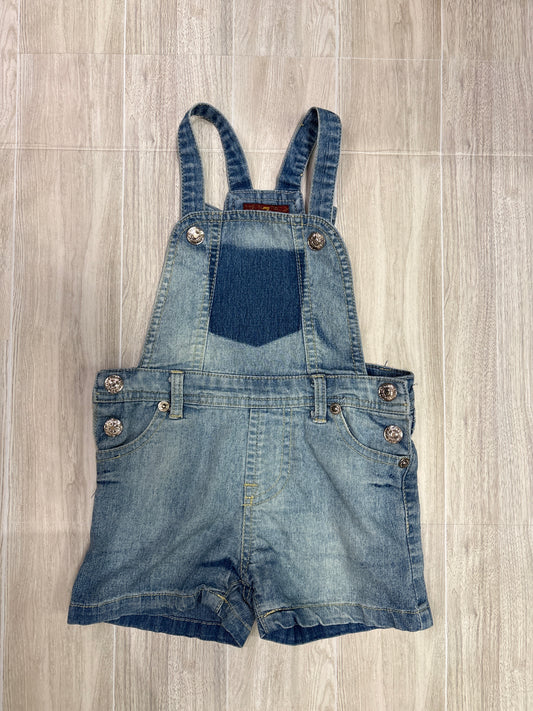 24m 7 For All Mankind Light Wash Overall