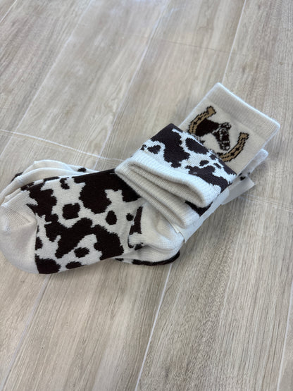NWT 3 Pack Western Socks