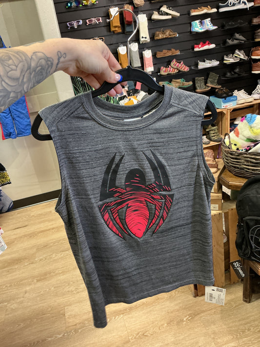 7/8 Spiderman Cutoff Shirt