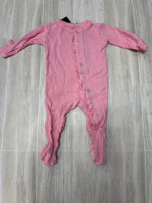 Newborn Kickee Ruffle Button Pajama