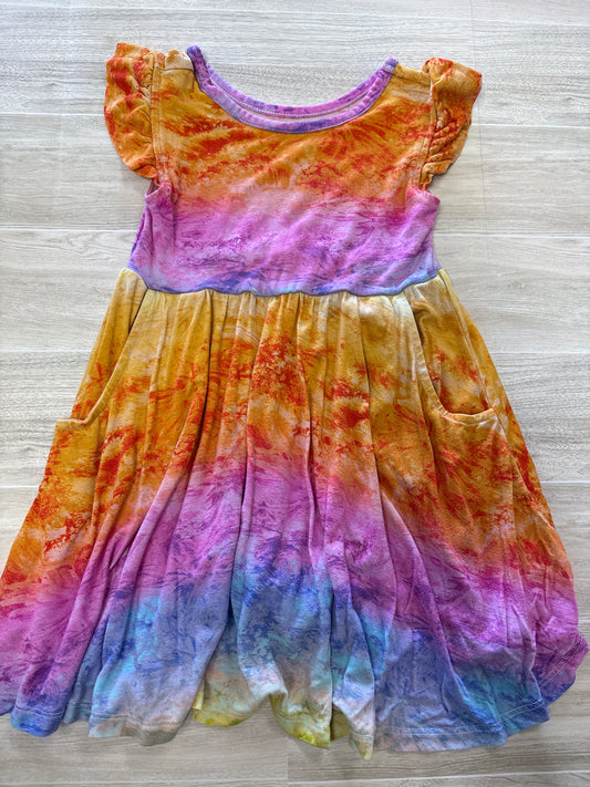 2T Musethreads Sunset Tye Dyed Dress