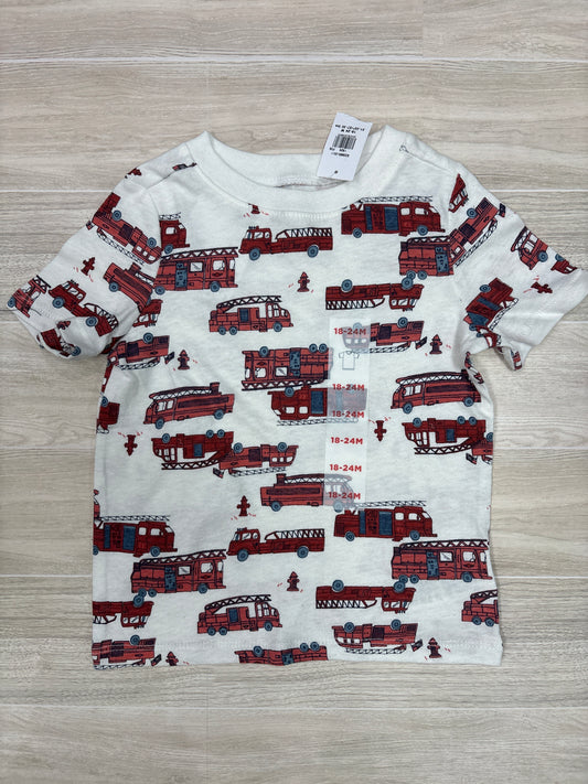 NWT 18-24m Firetruck Graphic