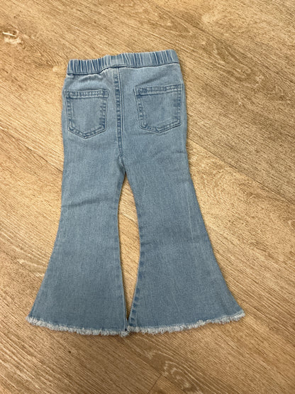 18-24m Baileys's Blossoms Denim Flare Pants