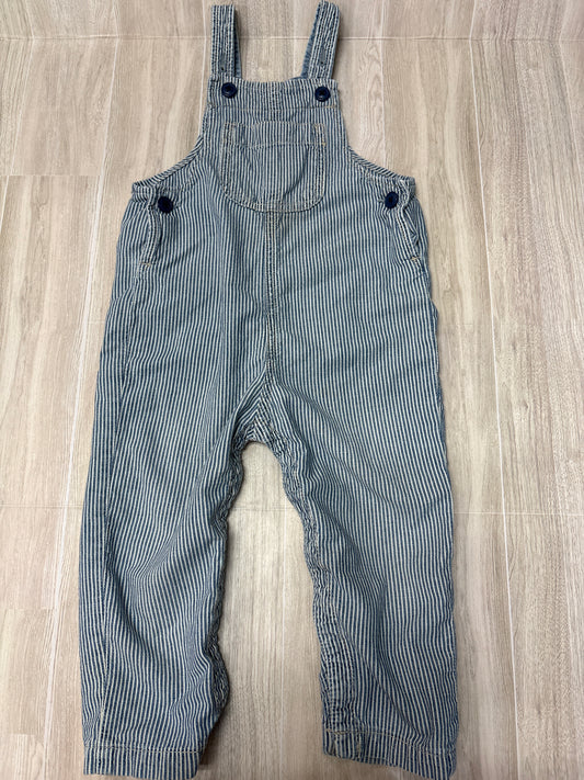 18-24m Pinstripe Overall Jumpsuit