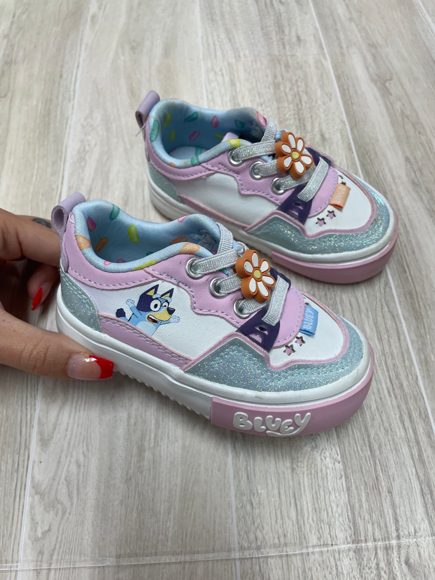 5c Bluey Glitter Sneakers