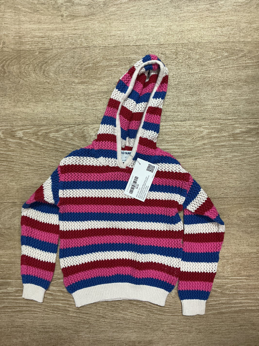 4T Knit Eyelet Striped Hooded Shirt