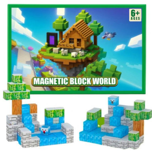 NEW The Block World - Magnetic Block Kit 60PC