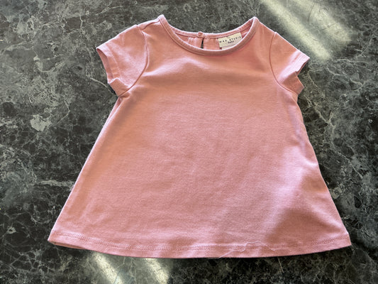 12m Blush Basic Shirt