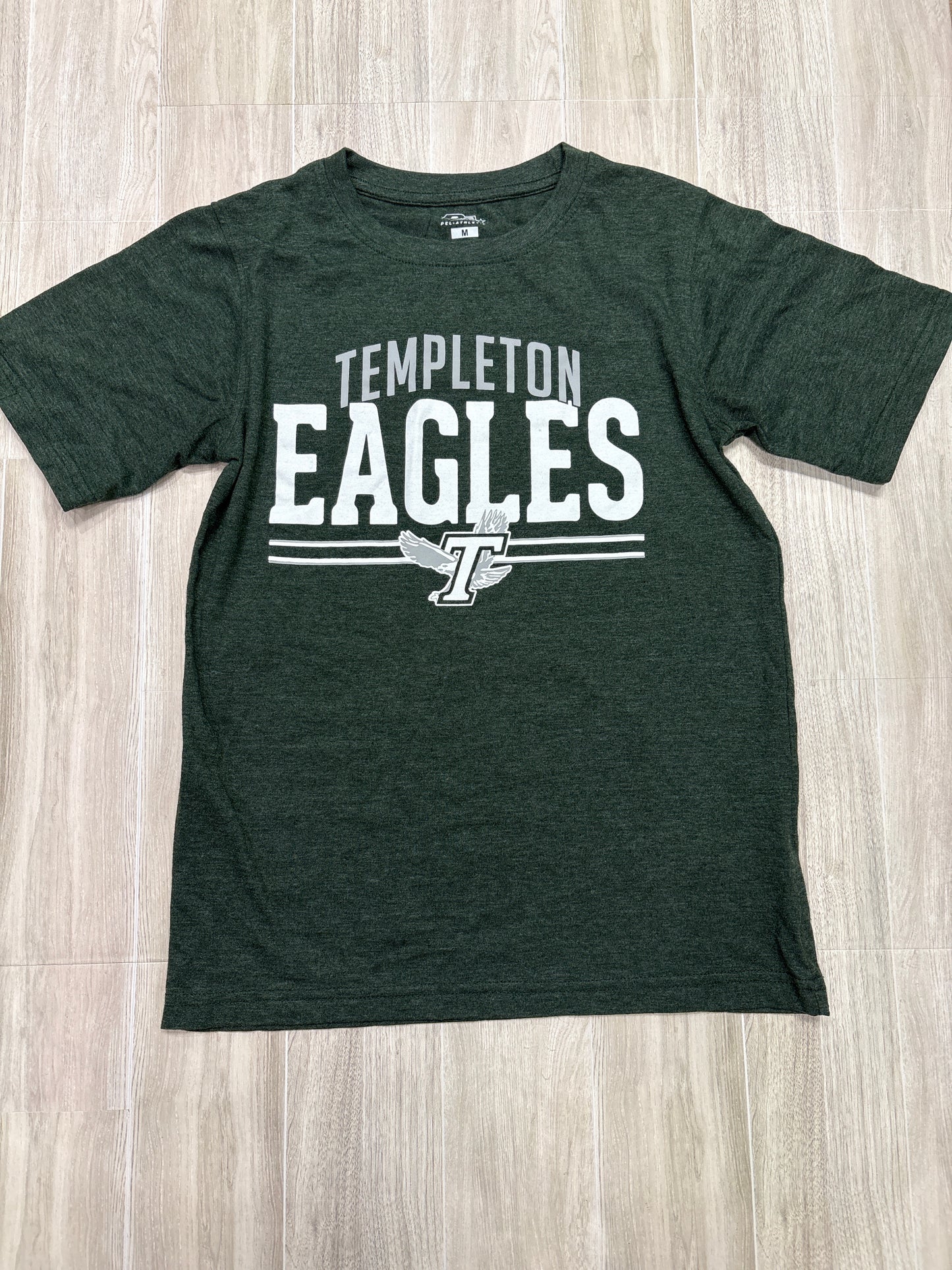 Womens Medium Green Templeton Eagles Tee