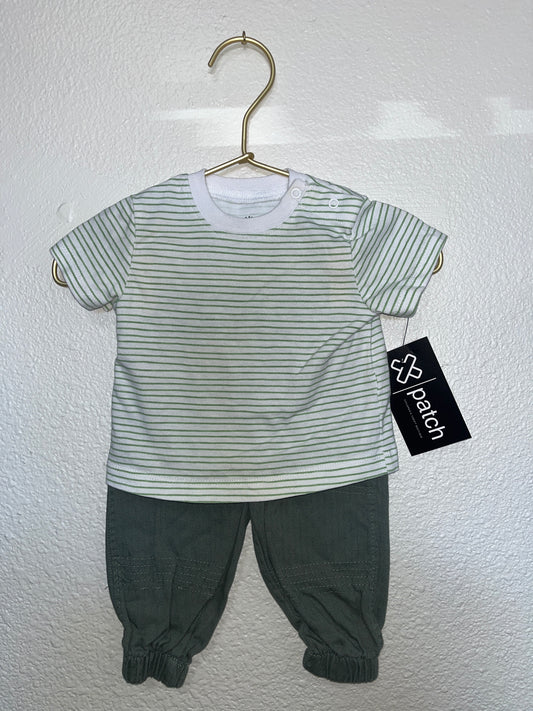 3m Striped Shirt and Jogger Set