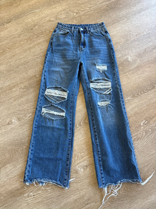Womens XS Cider Medium Wash Denim
