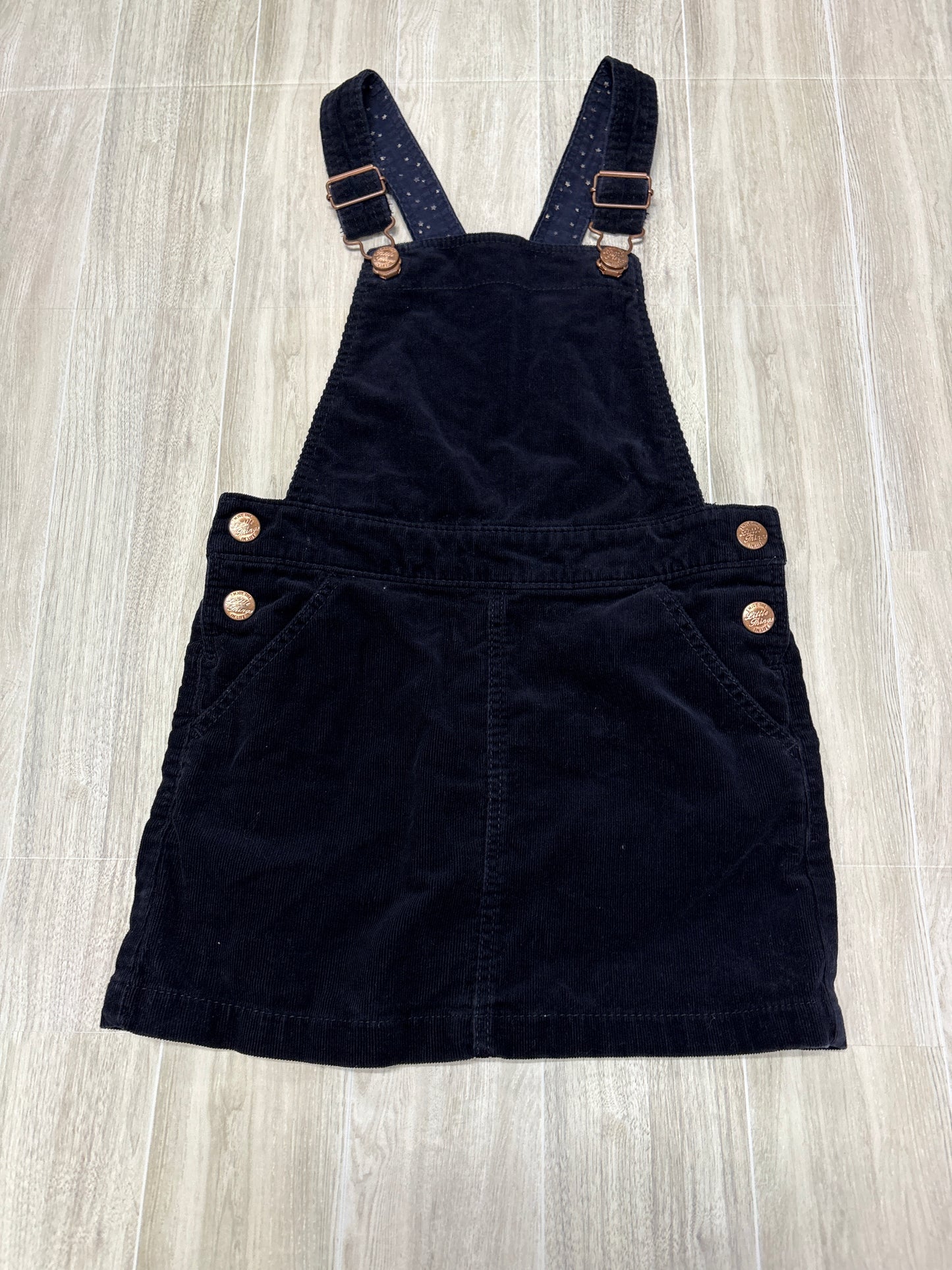 5/6 Deep Navy Corduroy Overall Dress