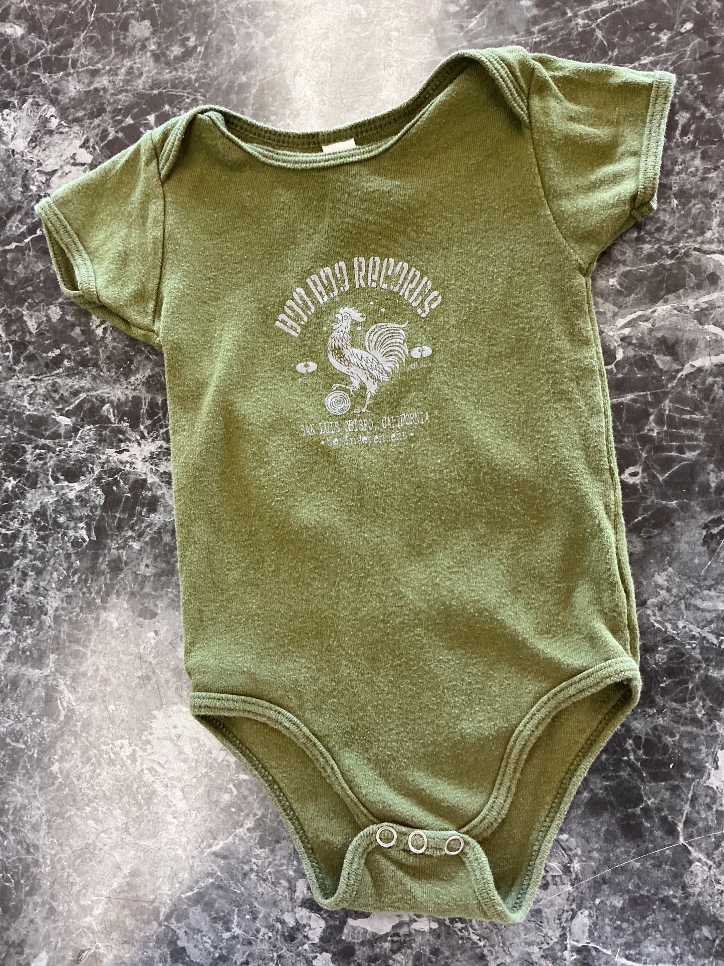 6-12m Boo Boo Records Onesie