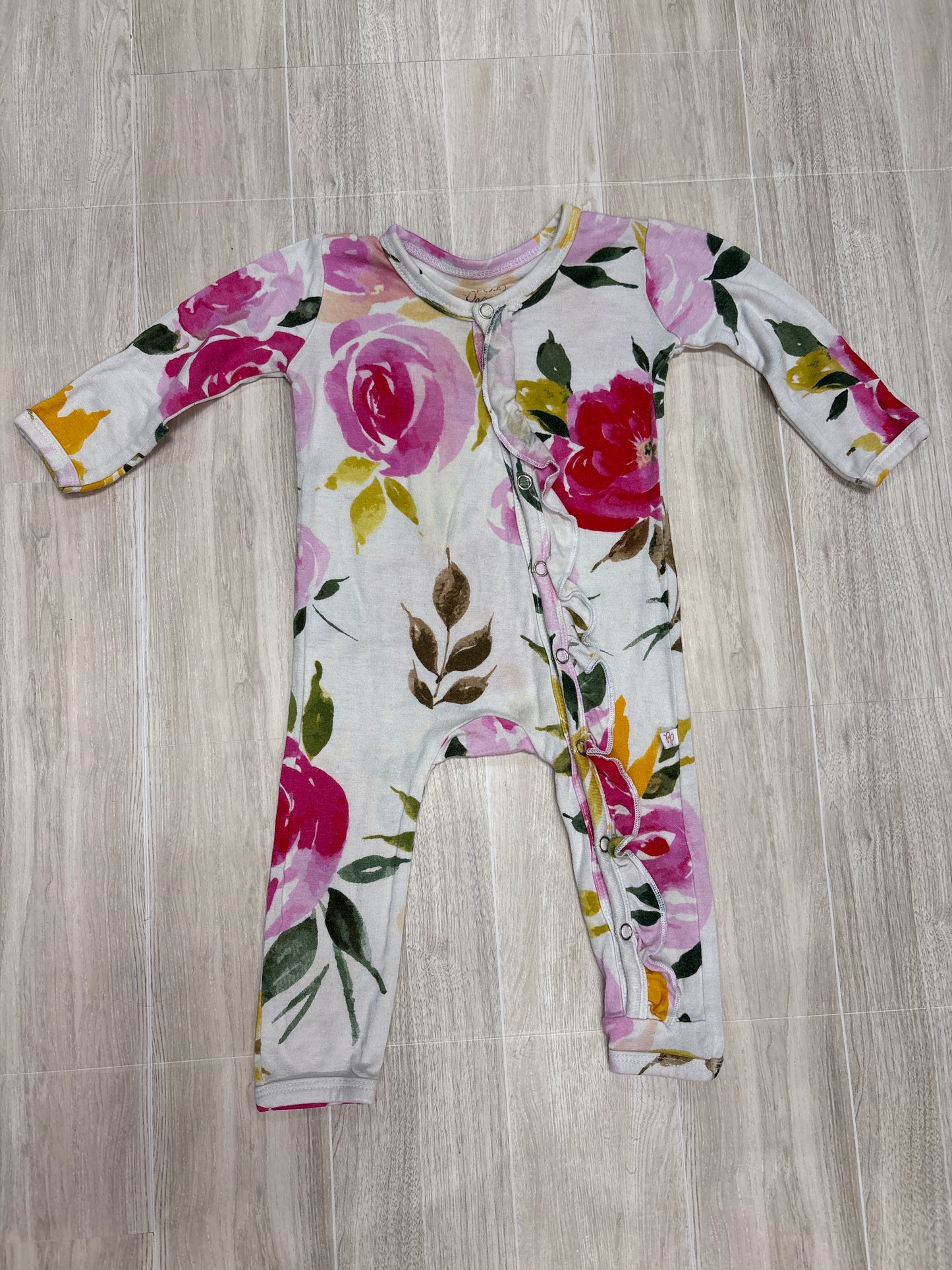 0-3m Posh Peanut Pink Rosie Pajama