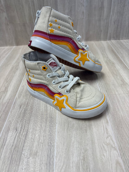 9c Retro Rainbow Star Mid Rise Elastic Laced Sneakers