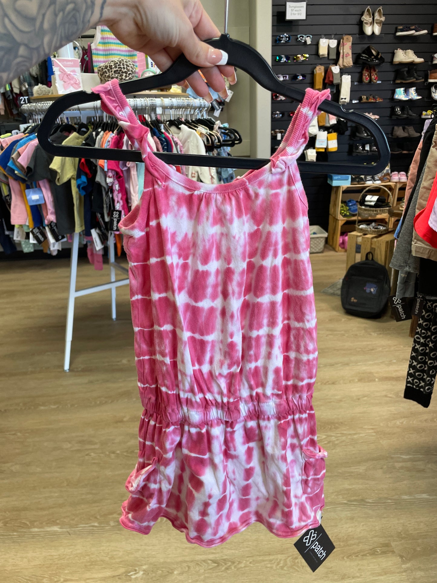 3T Burts Bees Pink Dyed Tank Dress