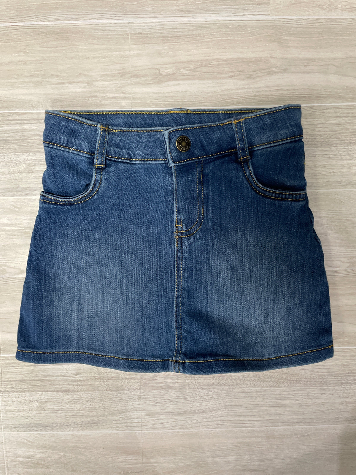 5T Medium Wash Denim Skirt