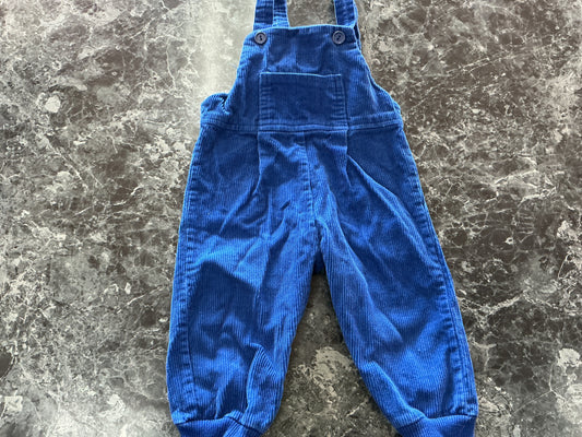 12m VINTAGE Sprockets Blue Corduroy Overall