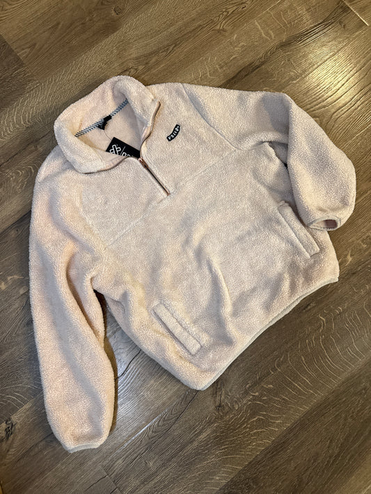 Womens Small Volcom Blush Sherpa Quarter Zip