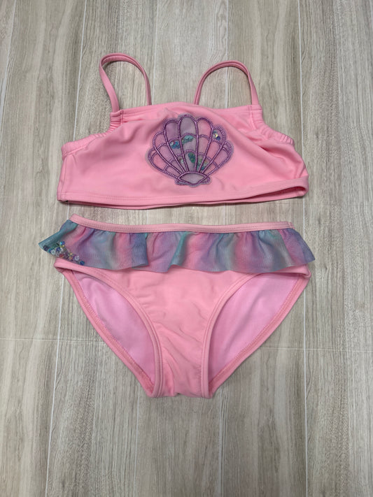 7/8 Light Pink Seashell 2 Piece Swimsuit
