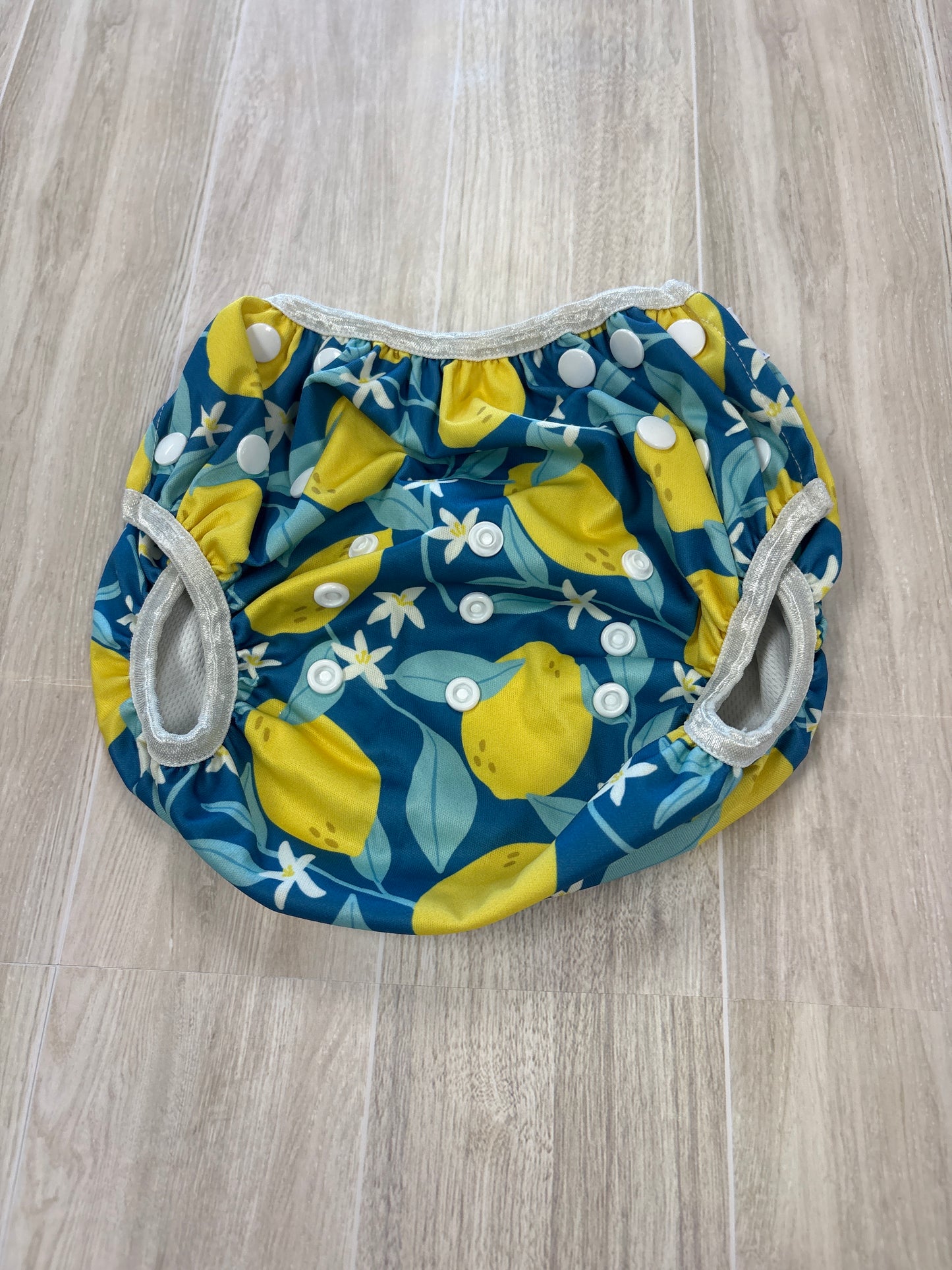 Swim Diaper - Lemon/Blue