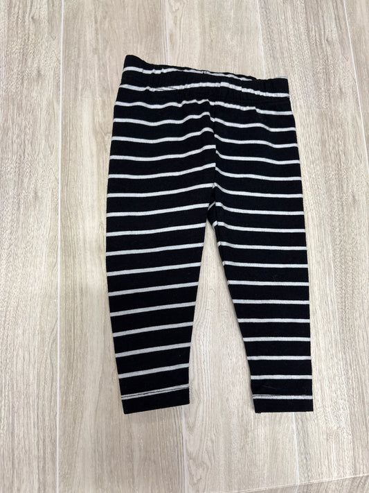 0-3m B+W Striped Legging