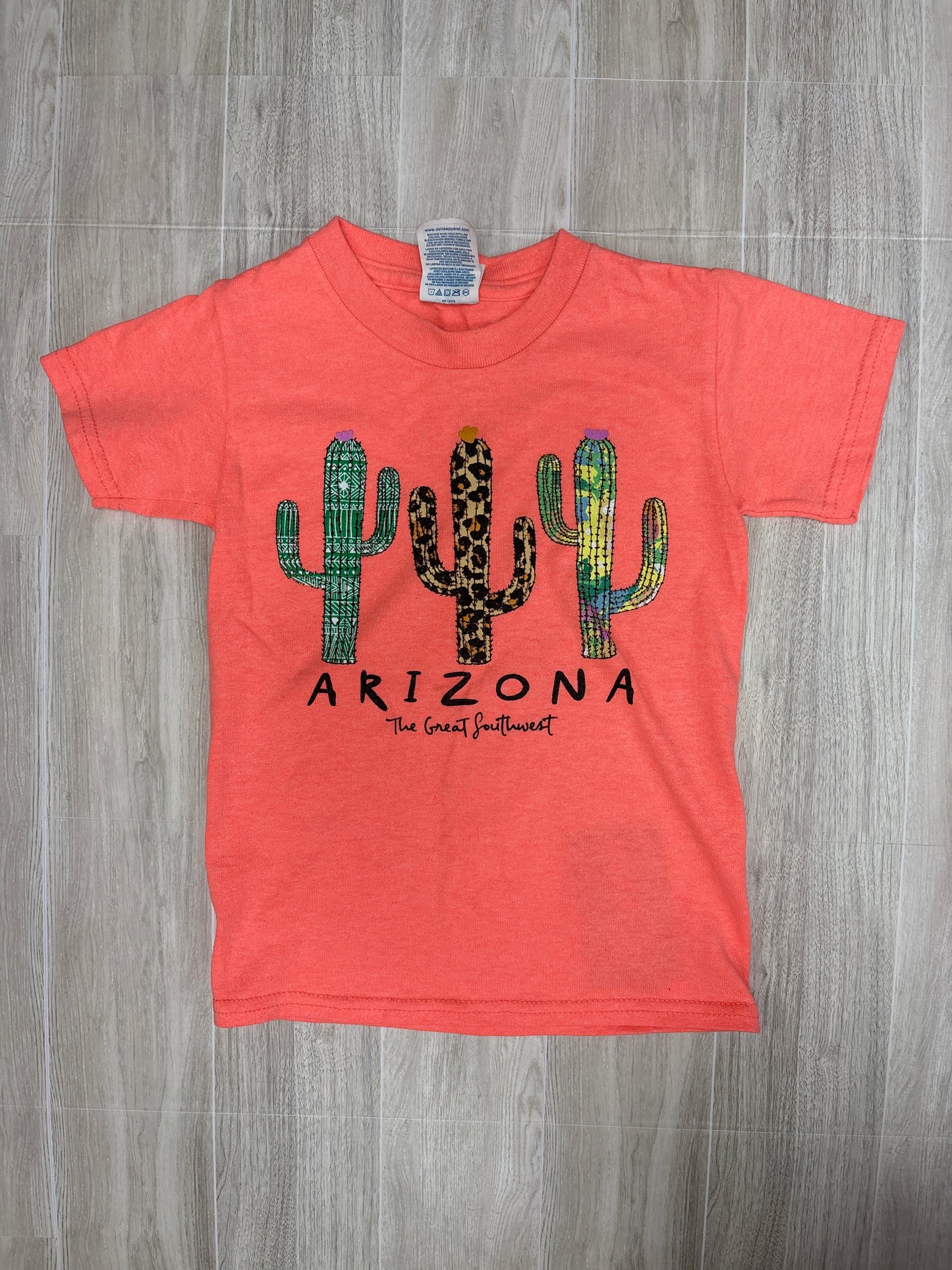 5T Coral Cactus Arizona Graphic Shirt